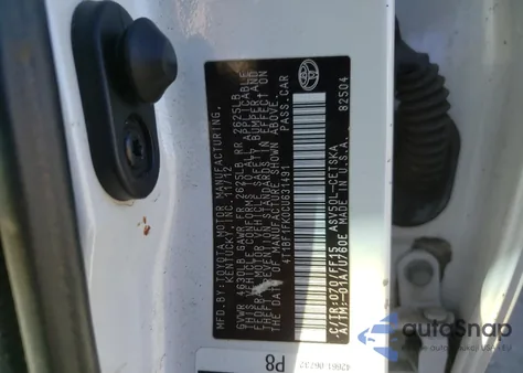 2012 Toyota Camry Base from USA, damaged, VIN 4T1BF1FK0CU631491